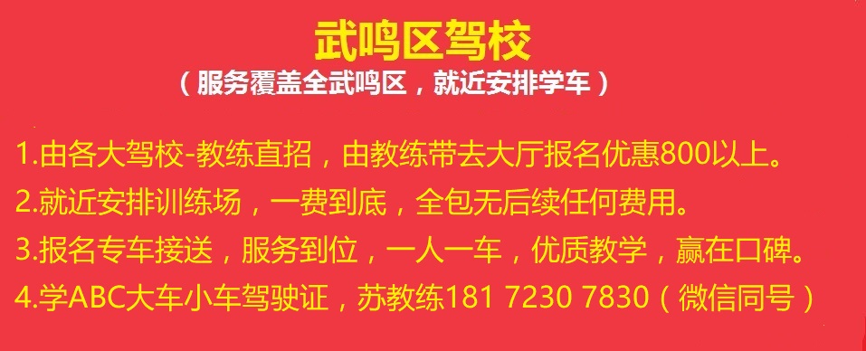 武鳴區駕校